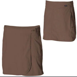 Patagonia Solimar Skirt / Skort With Pocket Tan Women’s Size 8